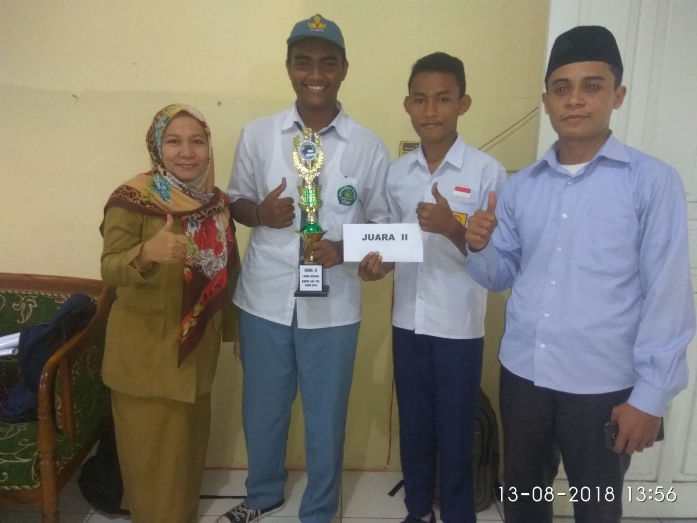JUARA II LOMBA KALIGRAFI KODIM 1502