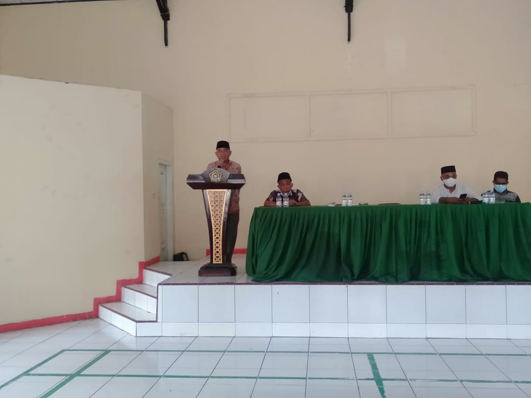 PEMBINAAN ASN MAN 1 TERNATE, KABAG TU : “SELURUH ASN WAJIB VAKSIN; SERTA TINGKATKAN KUALITAS MADRASAH”