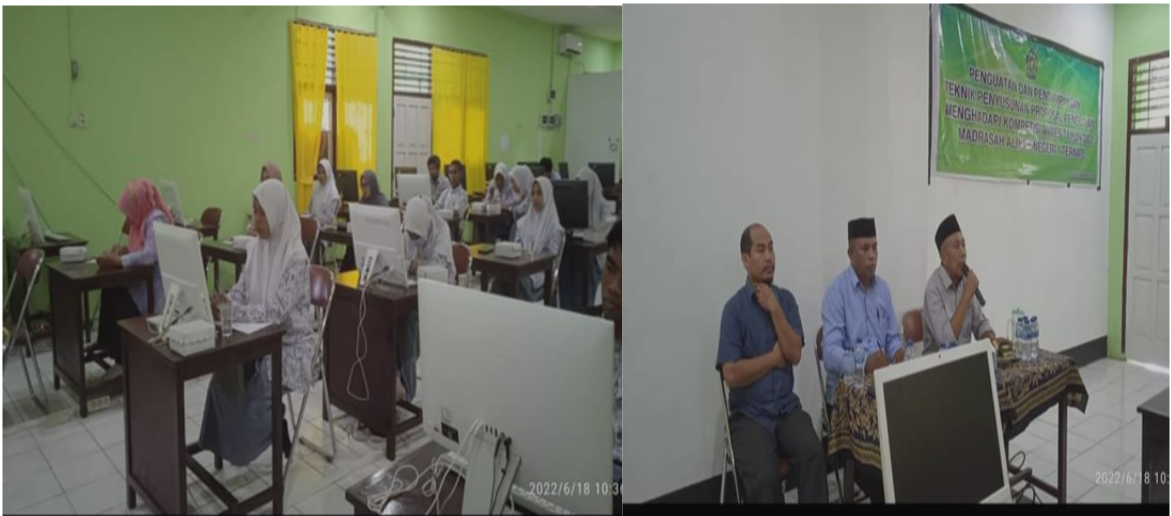 MAN 1 TERNATE : PERSIAPAN AJANG KOMPETISI MYRES  2022