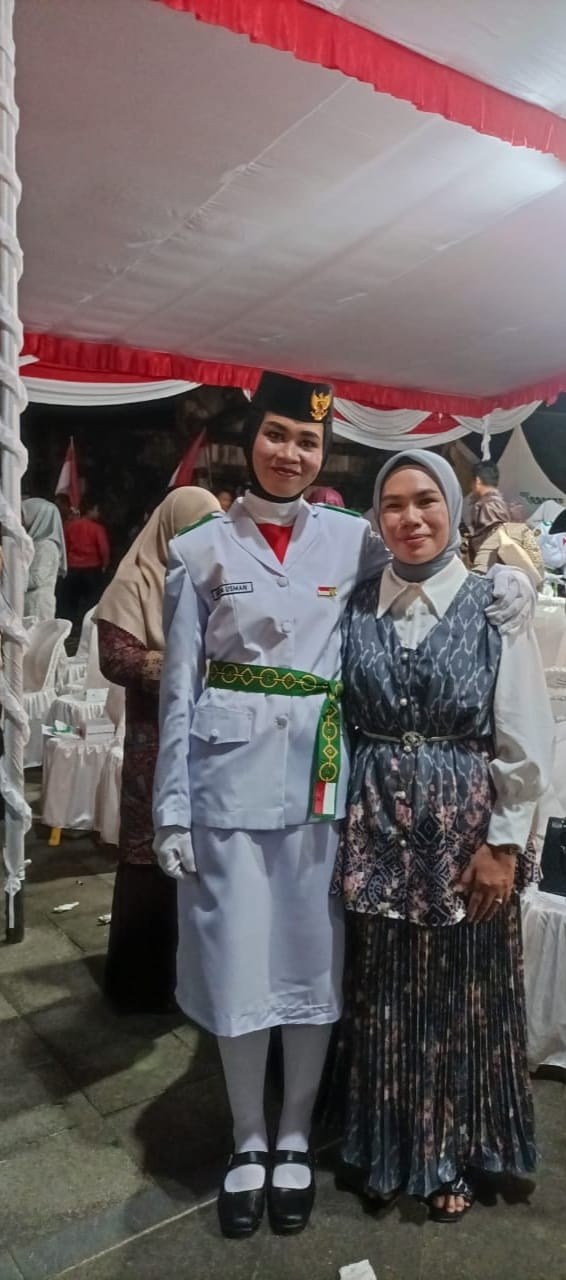 Siswi MAN 1 Ternate menjadi bagian Paskibraka Kota Ternate 2024