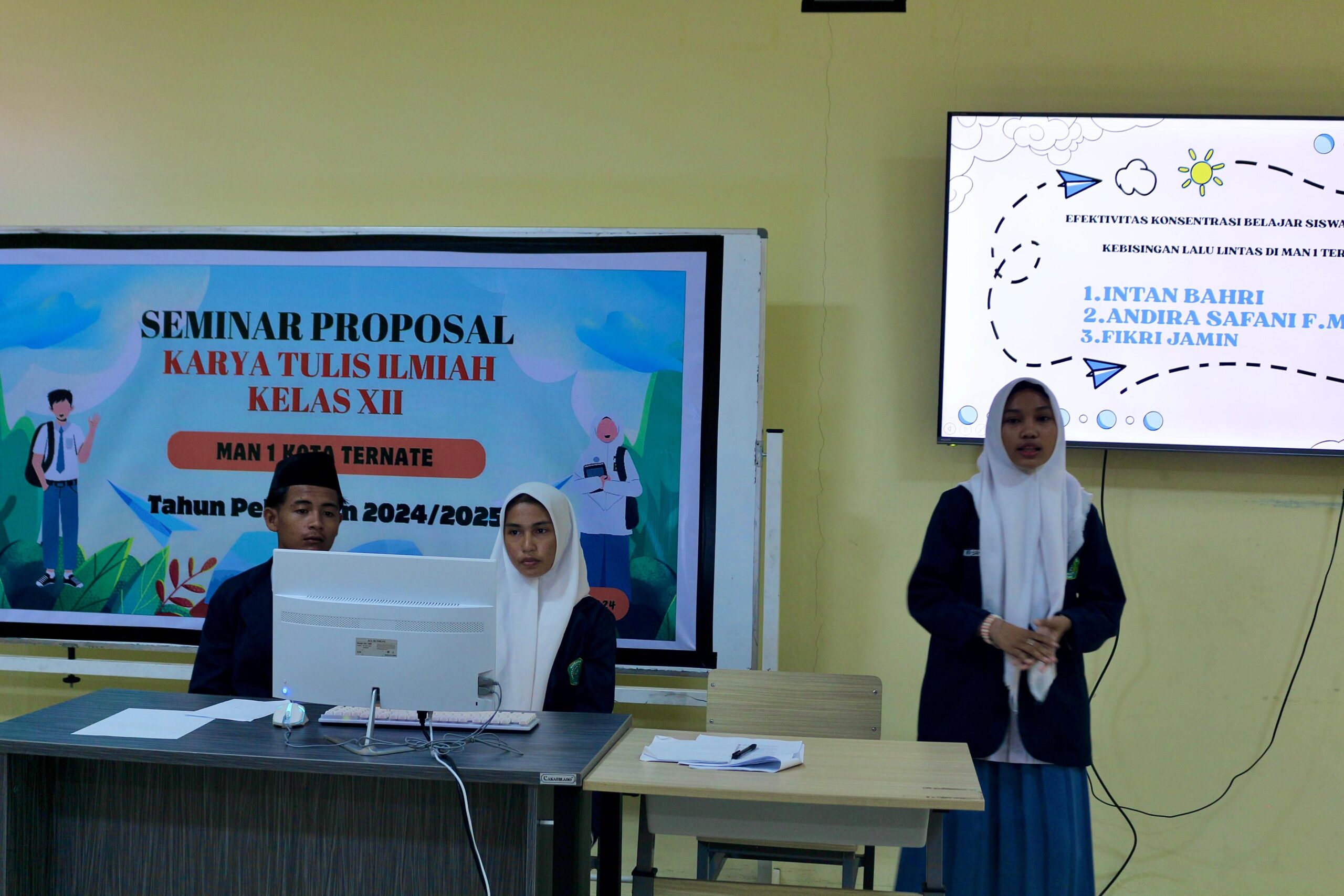 MAN 1 TERNATE GELAR SEMINAR PROPOSAL KTI BAGI SISWA KELAS XII MAN 1 TERNATE GELAR SEMINAR PROPOSAL KTI BAGI SISWA KELAS XII