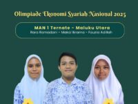 Siswa MAN 1 Ternate Lolos Semifinal Olimpiade Ekonomi Syariah Nasional (OESN) Regional II Kawasan Timur Indonesia
