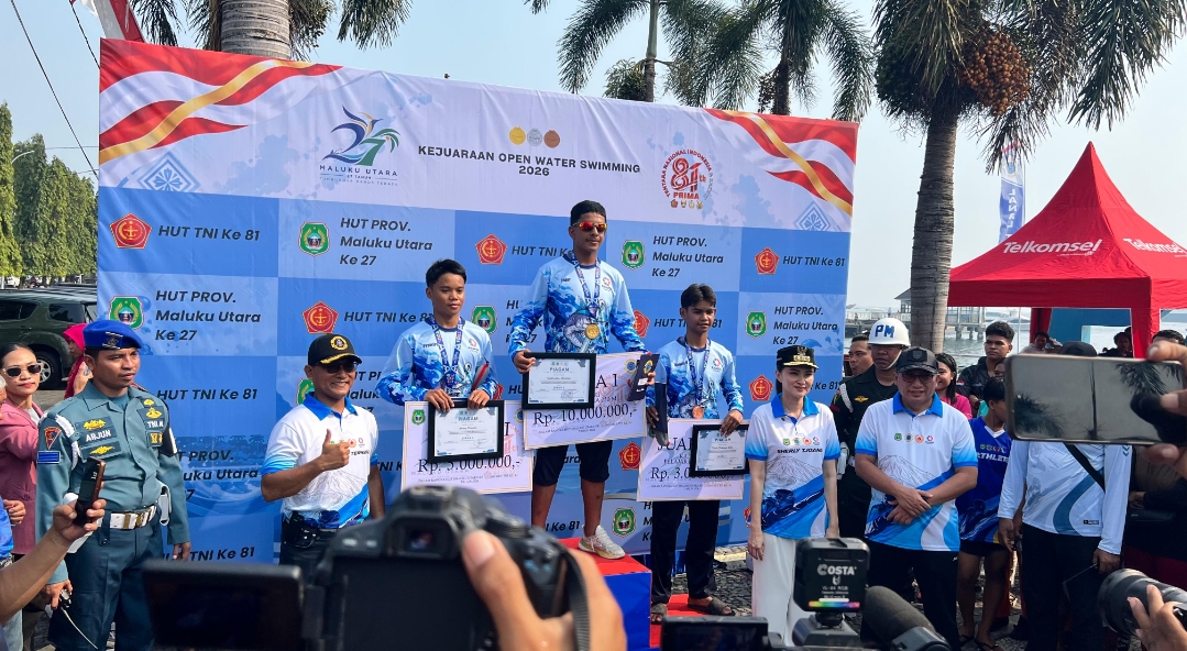 Siswa MAN 1 Ternate, Anang Prawira Torehkan Juara II Kejuaraan Open Water Swimming Series II Siswa MAN 1 Ternate, Anang Prawira Torehkan Juara II Kejuaraan Open Water Swimming Series II